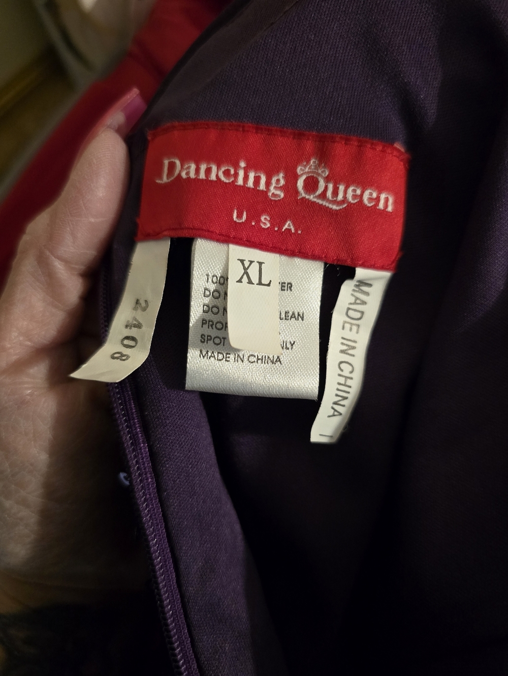 Dancing Queen Deep Purple Sequin Slip Gown - Picture 9 of 9
